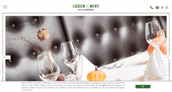 Desktop Screenshot of lodenwirt.com