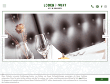 Tablet Screenshot of lodenwirt.com
